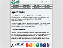 Tablet Screenshot of kuransitesi.com